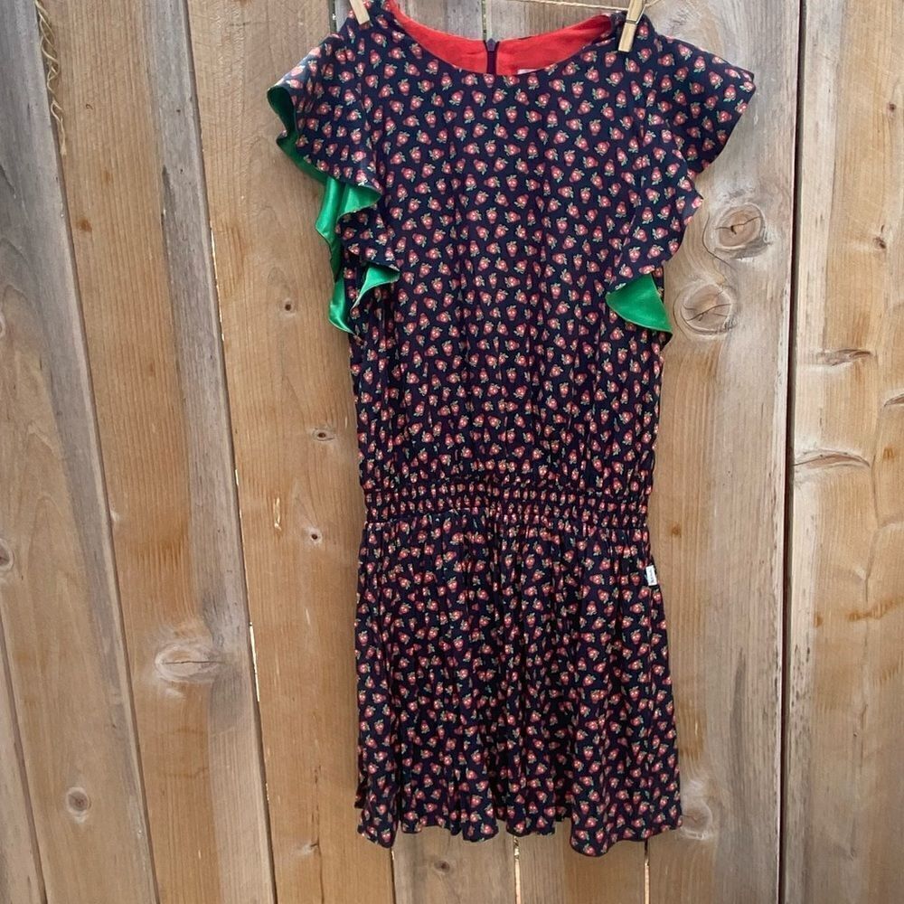 Paul Smith Junior Strawberry Skulls Waisted Dress
